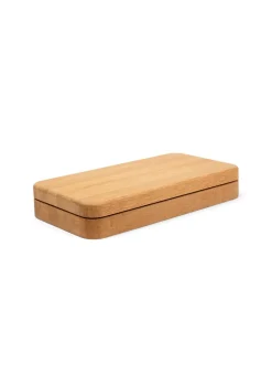 Table Mirrors^Spring Copenhagen Mirror with jewellery box 32 cm, Oak Brown