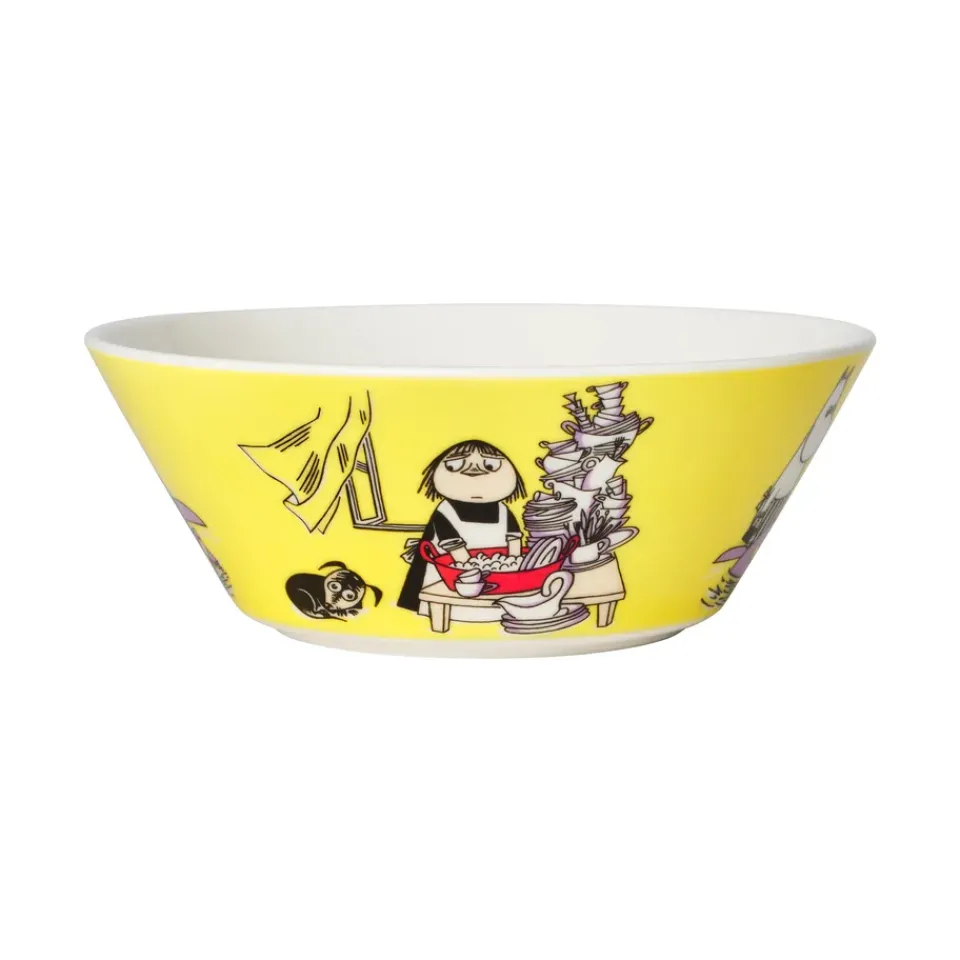 Discount Moomin Arabia Misabel Moomin bowl, Yellow