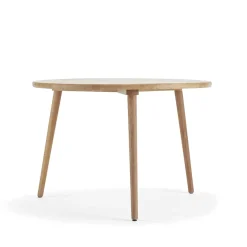 Online Stolab Miss Tailor round dining table, Oak natural oil. fixed disc Beige