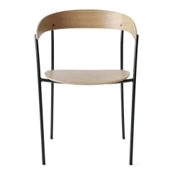 Chairs^New Works Missing armchair, Oak BrownBlack