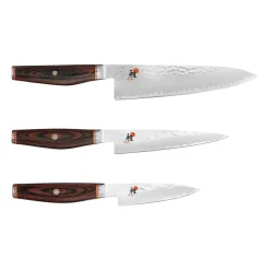 Online Miyabi Artisan 6000MCT knife set 3 pieces, Wood Brown
