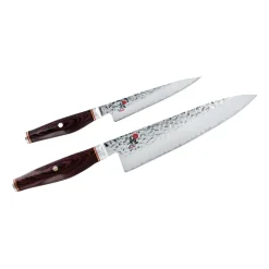 Japanese Knives|Knife Sets^Miyabi Artisan 6000MCT knife set 2 pieces, Wood Brown