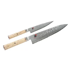 Japanese Knives|Knife Sets^Miyabi Birch 5000MCD knife set 2 pieces, Wood Brown