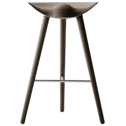 Outlet Audo Copenhagen ML42 barstool 77 cm, oiled oak-steel Brown