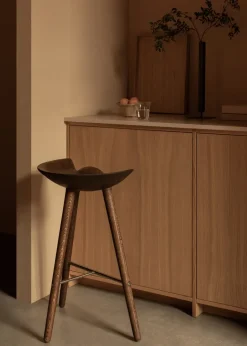 Outlet Audo Copenhagen ML42 barstool 77 cm, oiled oak-steel Brown