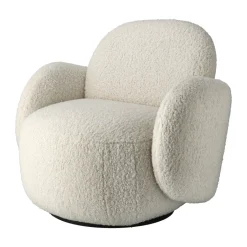 Armchairs & Footstools^1898 Mo armchair with swivel function, Glore 1243 White