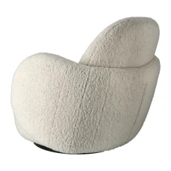 Armchairs & Footstools^1898 Mo armchair with swivel function, Glore 1243 White