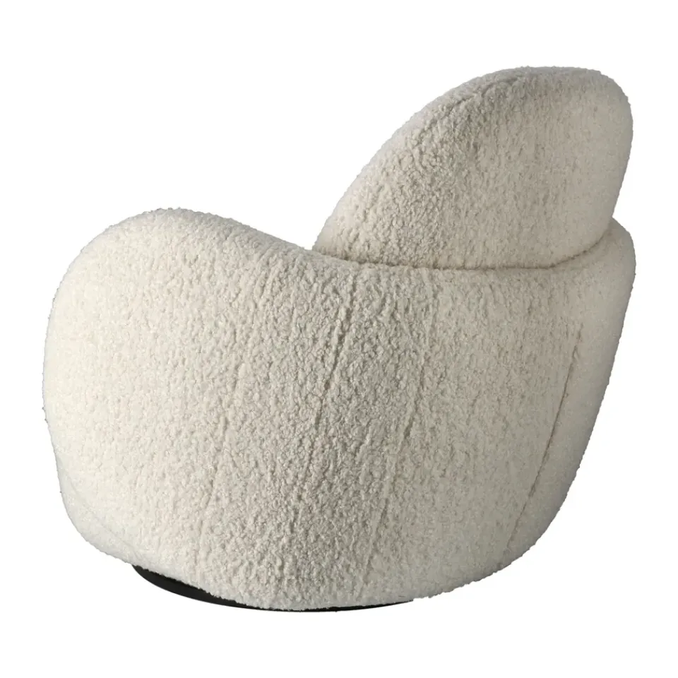 Armchairs & Footstools^1898 Mo armchair with swivel function, Glore 1243 White