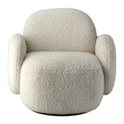 Armchairs & Footstools^1898 Mo armchair with swivel function, Glore 1243 White
