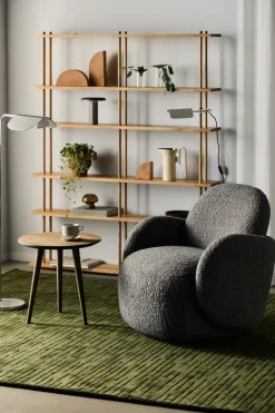 1898 Mo armchair with swivel function, Glore Grey