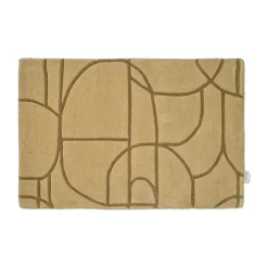 Hot Classic Collection Modern Abstract doormat 60x90 cm, Mustard Yellow