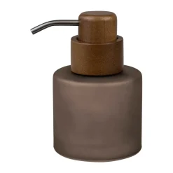 Mette Ditmer Modest Soap Dispenser Low, Walnut Brown
