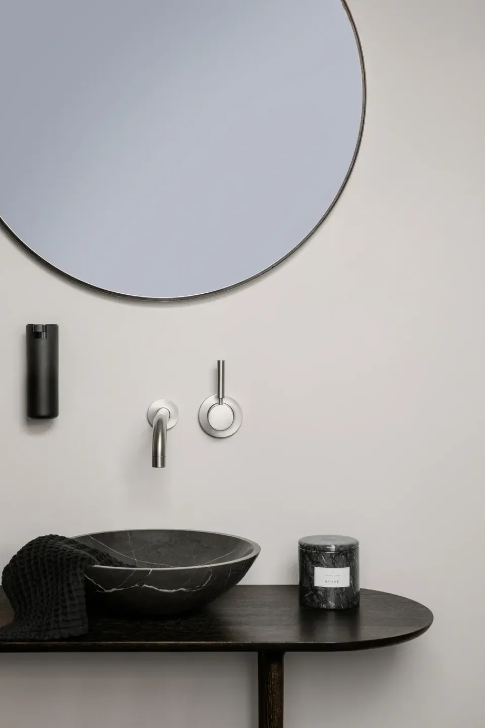 Soap Dispensers & Dishes^Blomus Modo soap dispenser wall mounted, Black