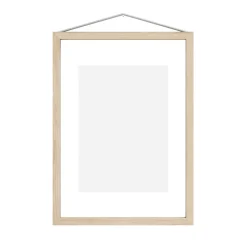 Discount MOEBE ash frame A4 23.2x31.7 cm, Transparent. Wood. Black BrownBlack