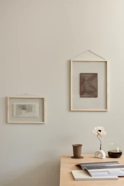 Discount MOEBE ash frame A4 23.2x31.7 cm, Transparent. Wood. Black BrownBlack