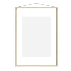 Frames & Poster Frames^MOEBE ash frame A2 44.8x61.5 cm, Transparent. Wood. Black BrownBlack