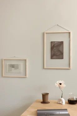 Outlet MOEBE ash frame A3 31.9x44.1 cm, Transparent. Wood. Black BrownBlack