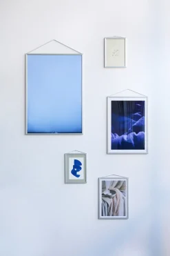 Frames & Poster Frames^MOEBE frame A4 22.6x31.3 cm, Brushed aluminium Silver-coloured