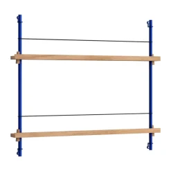 Discount MOEBE magazine rack, Oak- Blue