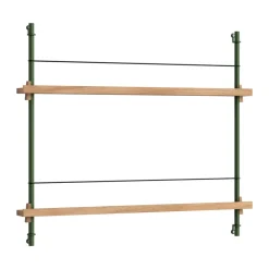Best MOEBE magazine rack, Oak- Green