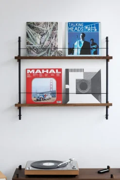 Best MOEBE magazine rack, Smoked oak- Blue