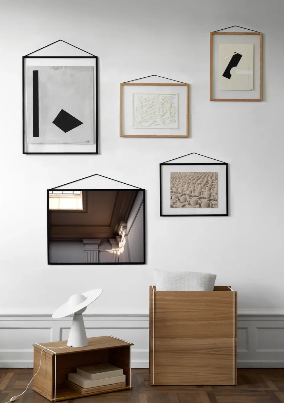 Frames & Poster Frames^MOEBE oak frame 40x50 cm, Transparent. Wood. Black BrownBlack