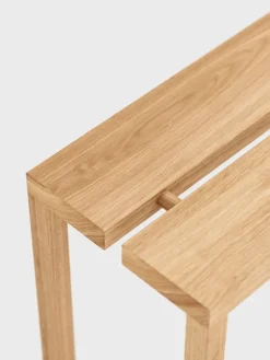 Benches^MOEBE Peg bench 90x27.5x44 cm, Oak Brown