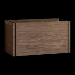 Boxes & Jars^MOEBE storage box, Smoked oak-black Brown
