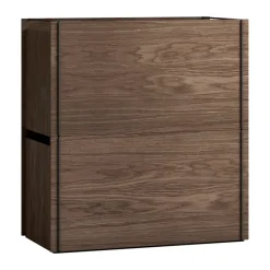 Boxes & Jars^MOEBE storage box, Smoked oak-black Brown