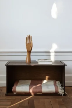 Boxes & Jars^MOEBE storage box, Smoked oak-black Brown