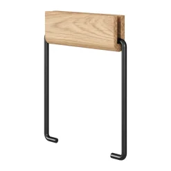 Toilet Roll Holders^MOEBE toilet paper holder, Oak-black Brown