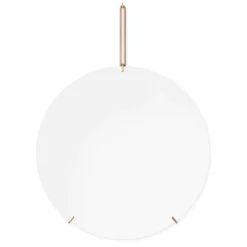 Wall Mirrors|Round Mirrors^MOEBE Wall mirror Ø 50 cm, brass Gold-colouredWhite