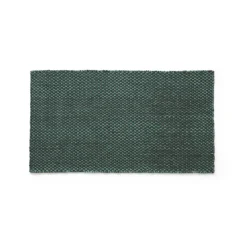 Door Mats^HAY Moiré kilim rug 52x95 cm, Emerald Green