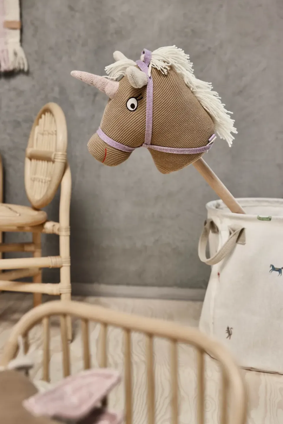 Storage For The Kids Room^OYOY Moira storage basket medium Ø32x32 cm 2 pieces, Multi