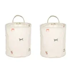Hot OYOY Moira storage basket small Ø18x22 cm 2 pieces, Multi
