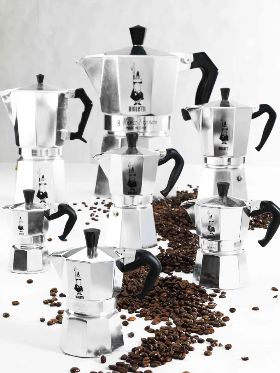 Coffee Machines^Bialetti Moka coffee maker 9 cups, Silver Silver-coloured