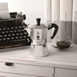Discount Bialetti Moka coffee maker 3 cups, Silver Silver-coloured