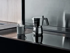 Sale Alessi Moka espresso coffee maker, 3 copper Silver-colouredGrey