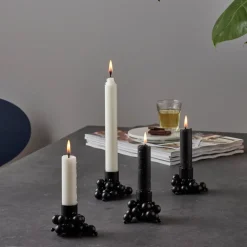 Advent Candle Holders^Gejst Molekyl candlestick 4, Black