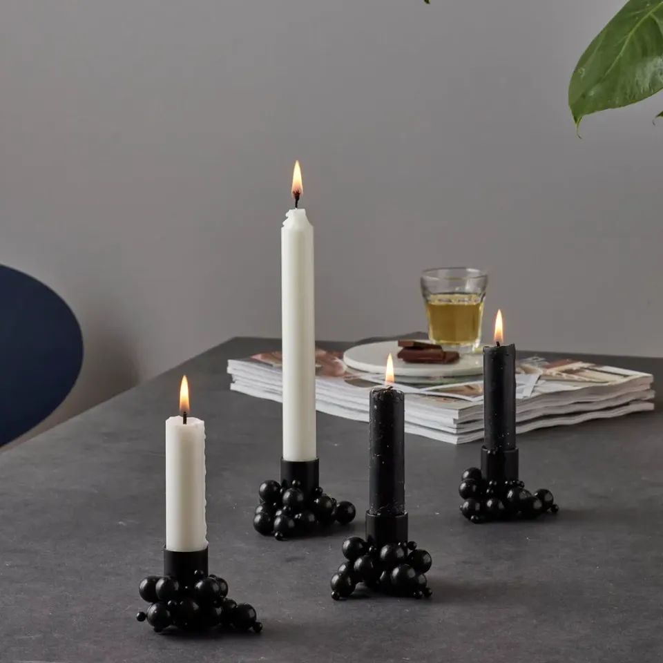 Advent Candle Holders^Gejst Molekyl candlestick 4, Black