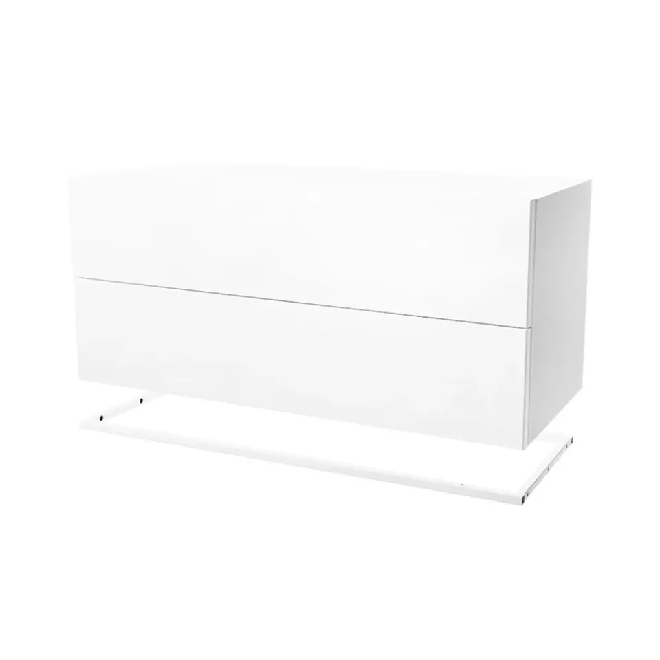 Clearance Zweed Molto 840 drawer module, including metal frame White