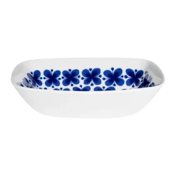 Serving Bowls^Rörstrand Mon Amie rectangular bowl, 15.5x21.2 cm BlueWhite