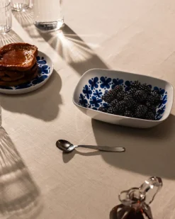 Serving Bowls^Rörstrand Mon Amie rectangular bowl, 15.5x21.2 cm BlueWhite