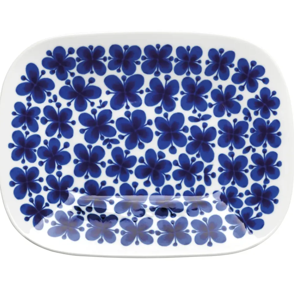 Serving Platters & Dishes^Rörstrand Mon Amie serving saucer, 22x28 cm BlueWhite