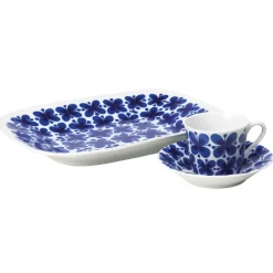 Serving Platters & Dishes^Rörstrand Mon Amie serving saucer, 22x28 cm BlueWhite