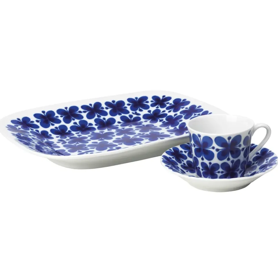 Serving Platters & Dishes^Rörstrand Mon Amie serving saucer, 22x28 cm BlueWhite