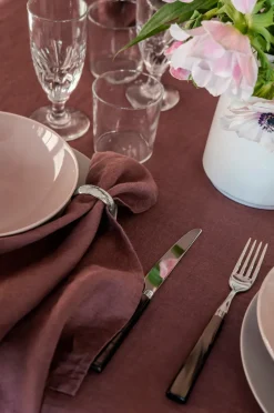 Online Himla Monaco napkin ring Ø4 cm 4-pack, Silver Silver-coloured