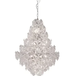 Pendant Lamps^By Rydéns Monarque ceiling lamp, chrome Silver-coloured
