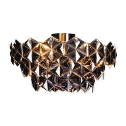 Sale By Rydéns Monarque ceiling lamp chrome, Chrome-black Silver-coloured