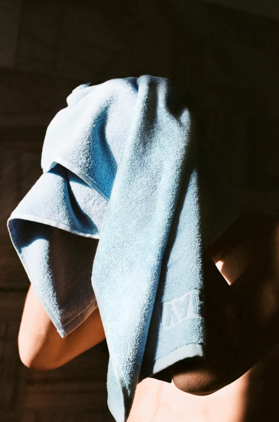 Clearance HAY Mono bath towel 70x140 cm, Sky Blue